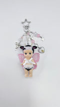 Beddazzled Cow Vintage Sonny Angel Keychain
